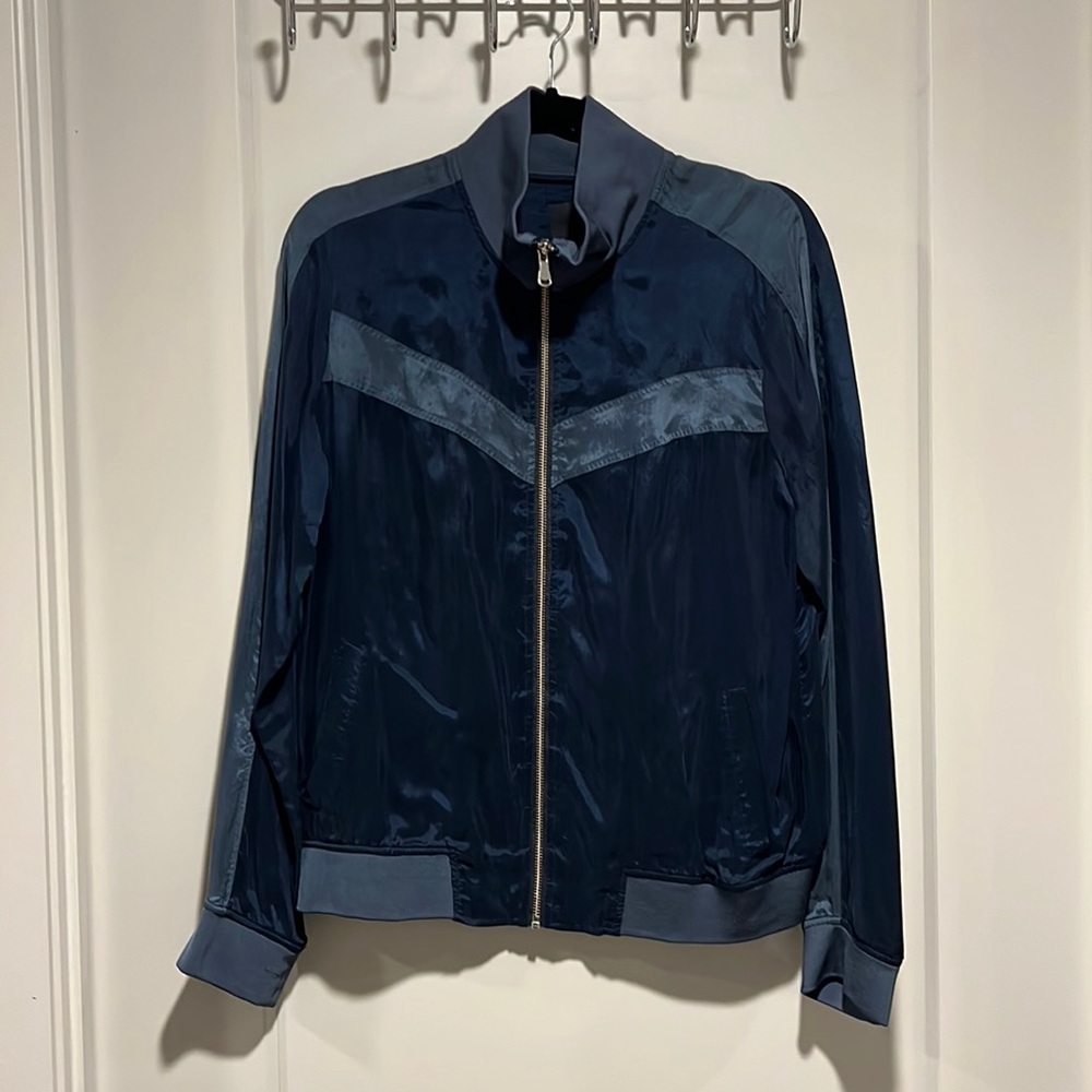 Trouvé Blue Semi-Sheer Track Jacket